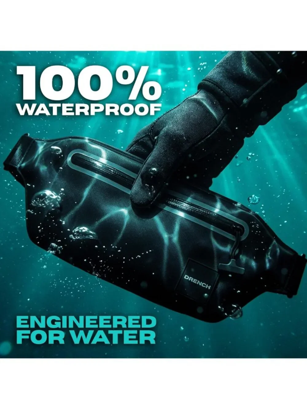Waterproof Fanny Pack & Phone Pouch | Submersible Dry Bag for Swimming, Boating